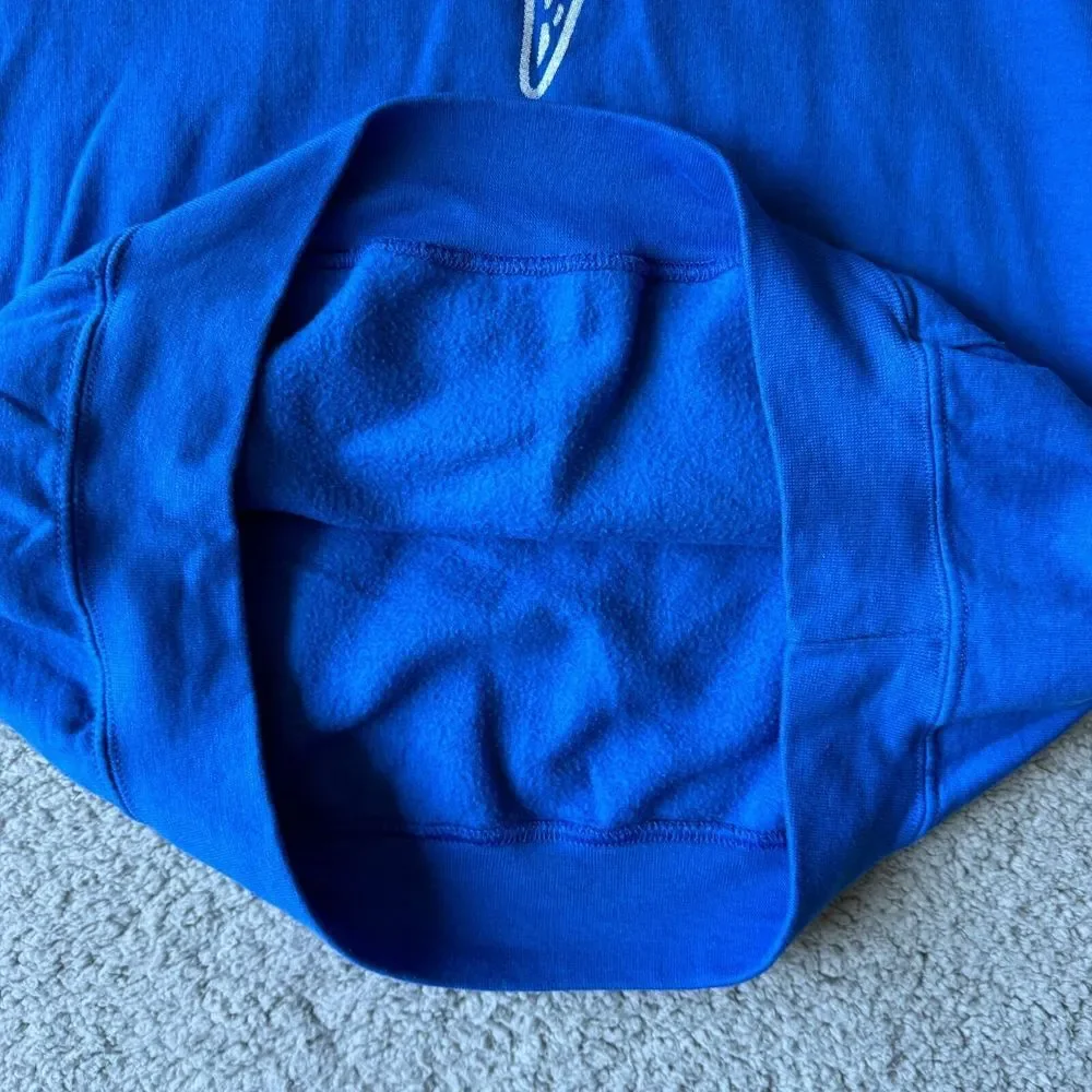 NEW Gildan Sweater Mens Large Blue‎ Hoodie Sweatshirt Howell Are Viking Strong - Picture 6 of 10